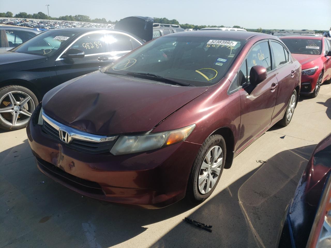 2012 HONDA CIVIC LX - Фото 2