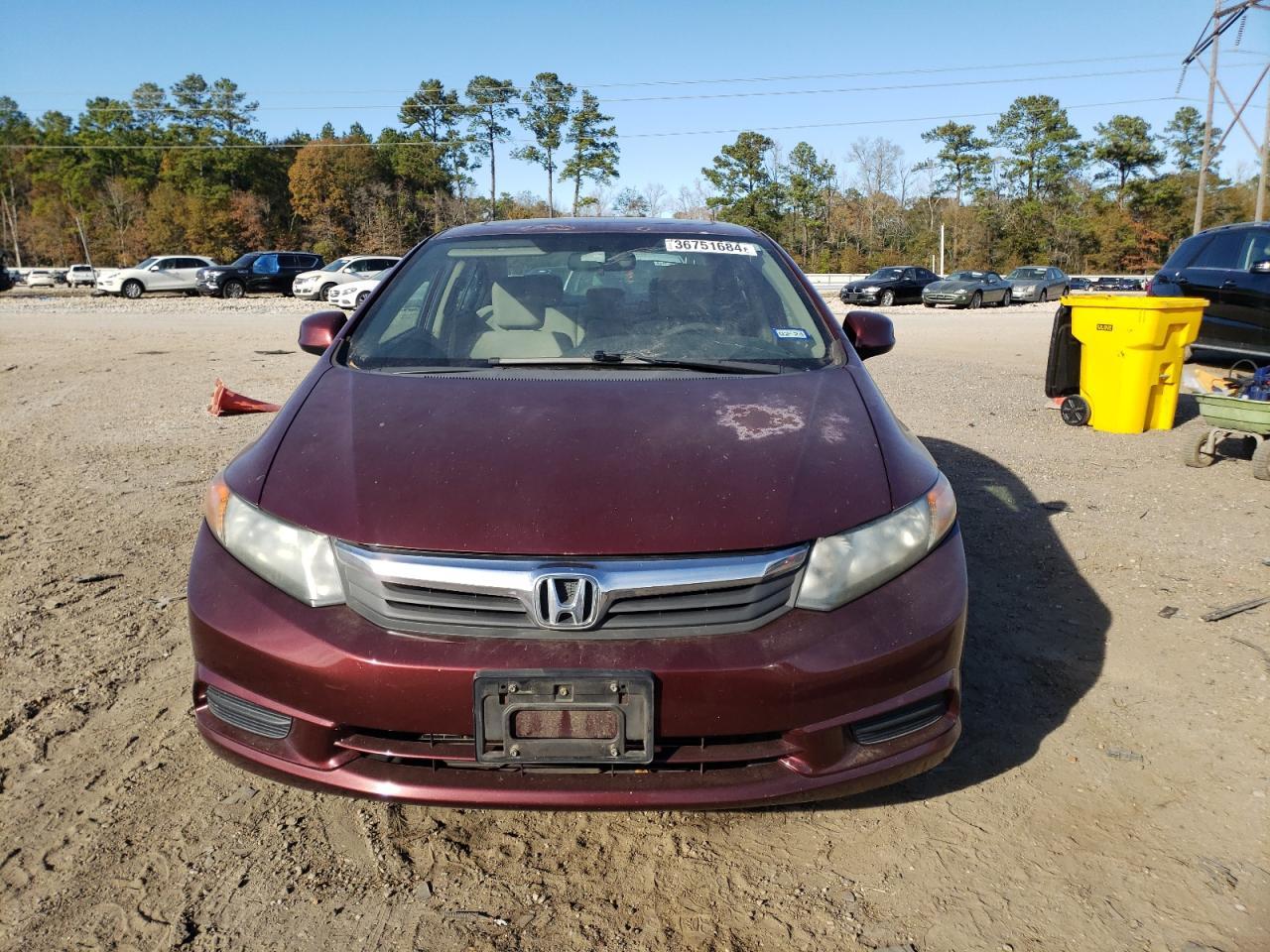 2012 HONDA CIVIC EX - Фото 5