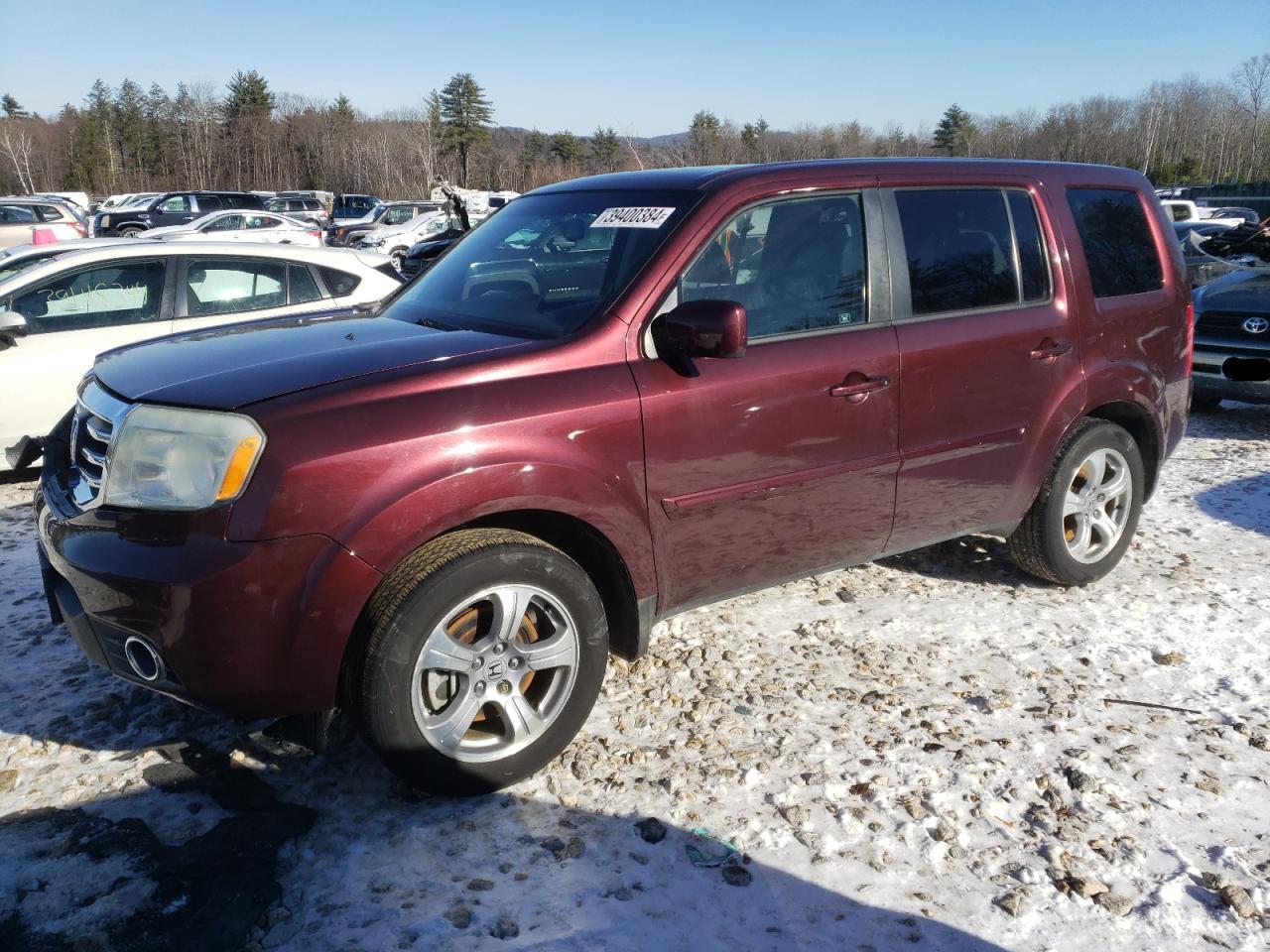 2012 HONDA PILOT EXL car image