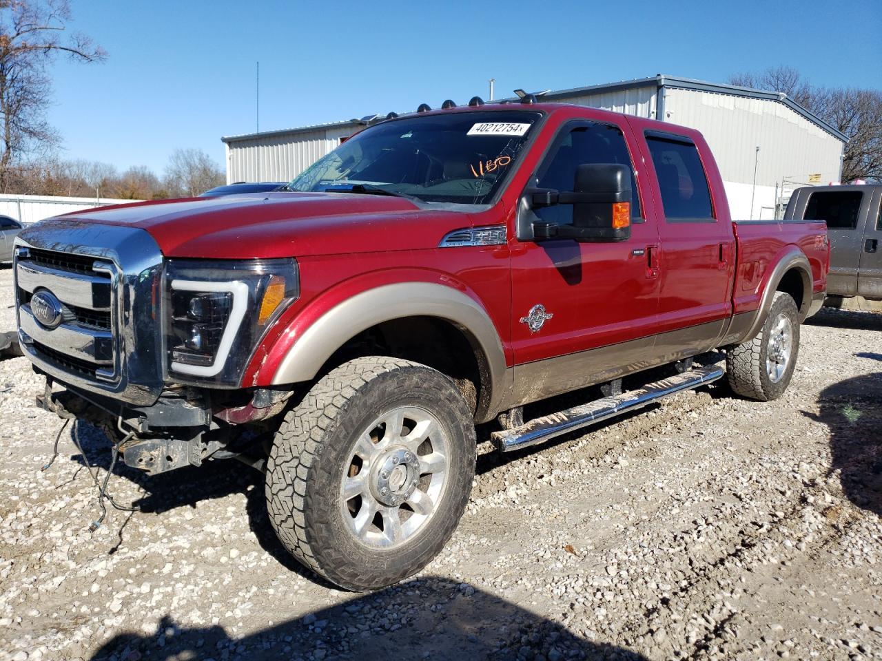 2013 FORD F250 SUPER