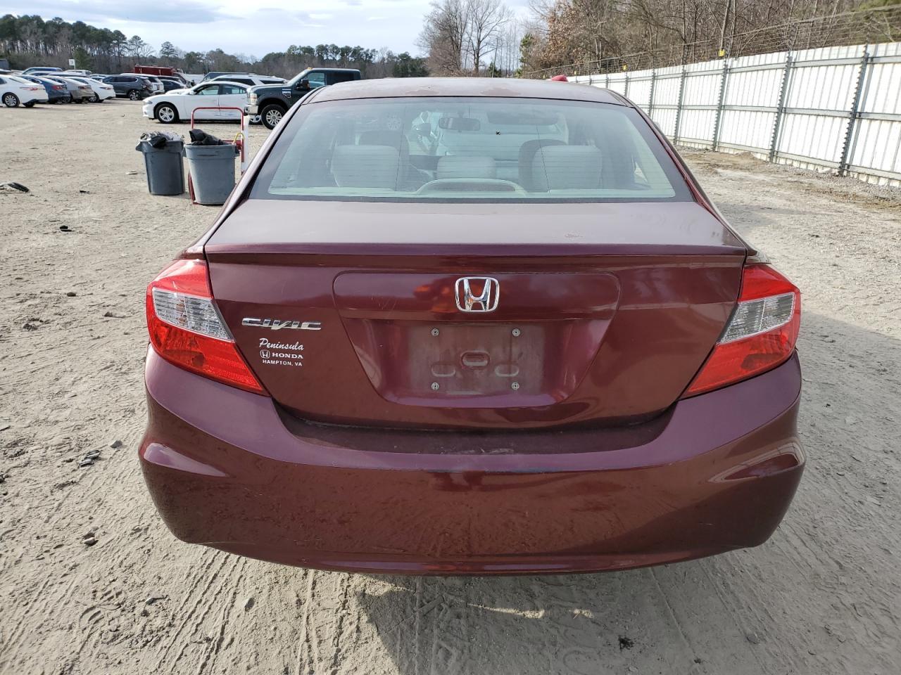 2012 HONDA CIVIC LX - Фото 6