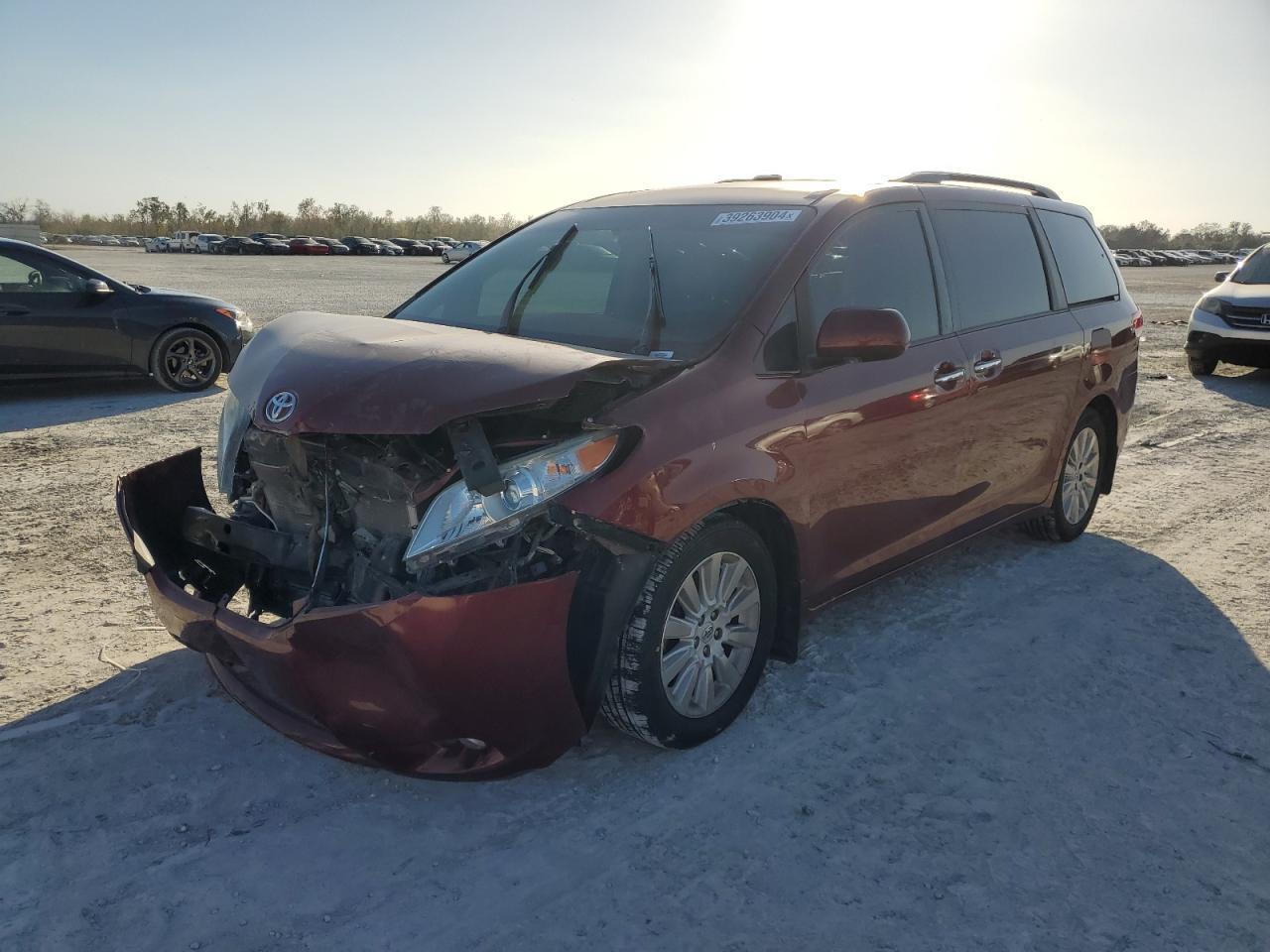 2012 TOYOTA SIENNA XLE car image