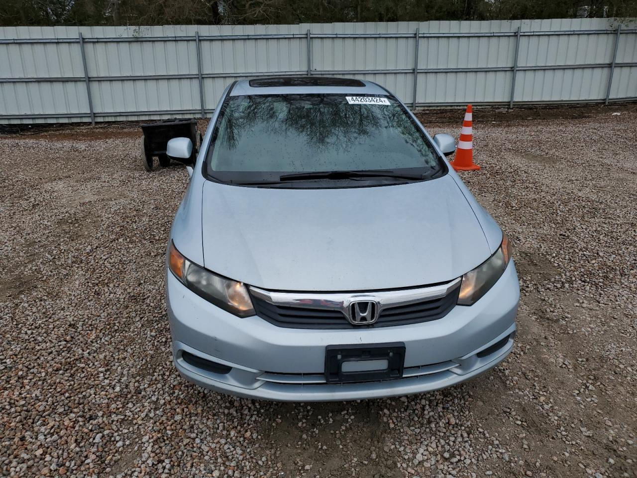 2012 HONDA CIVIC EX - Фото 5