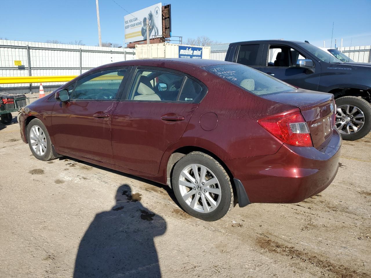 2012 HONDA CIVIC EX - Image 2