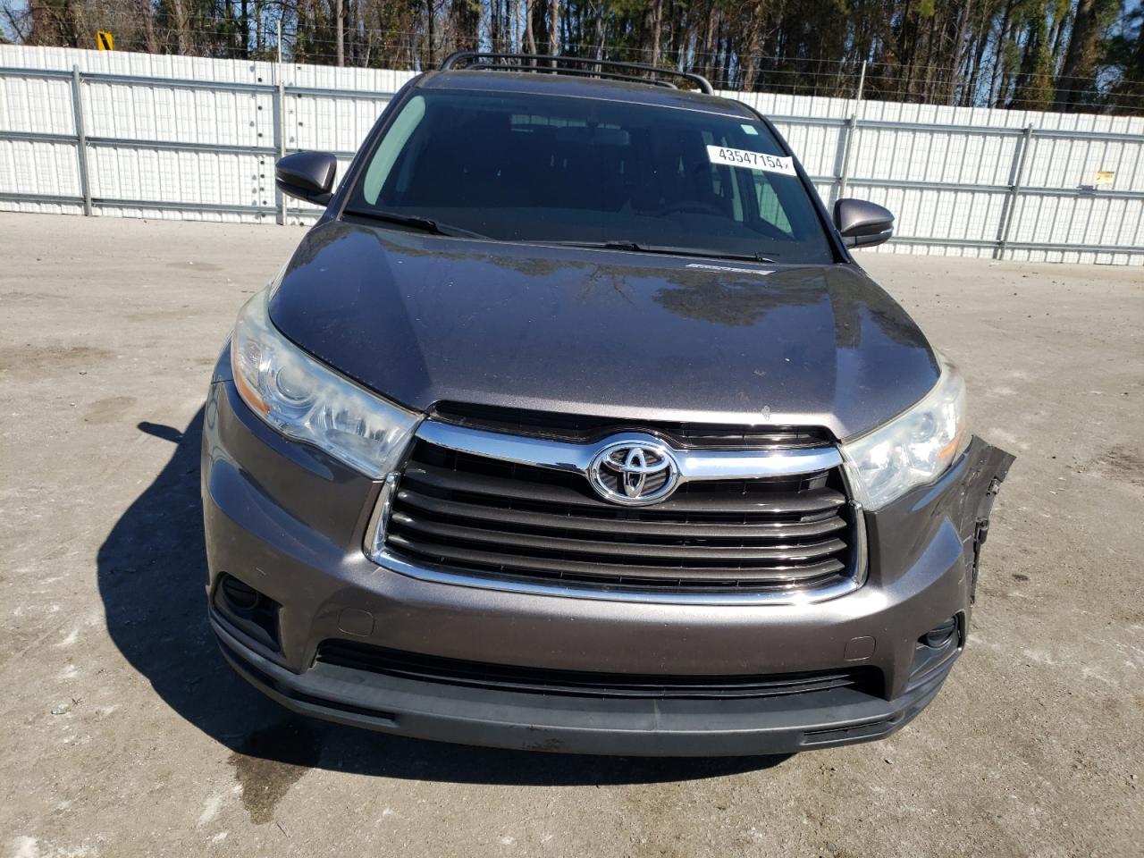 2014 TOYOTA HIGHLANDER - Image 5