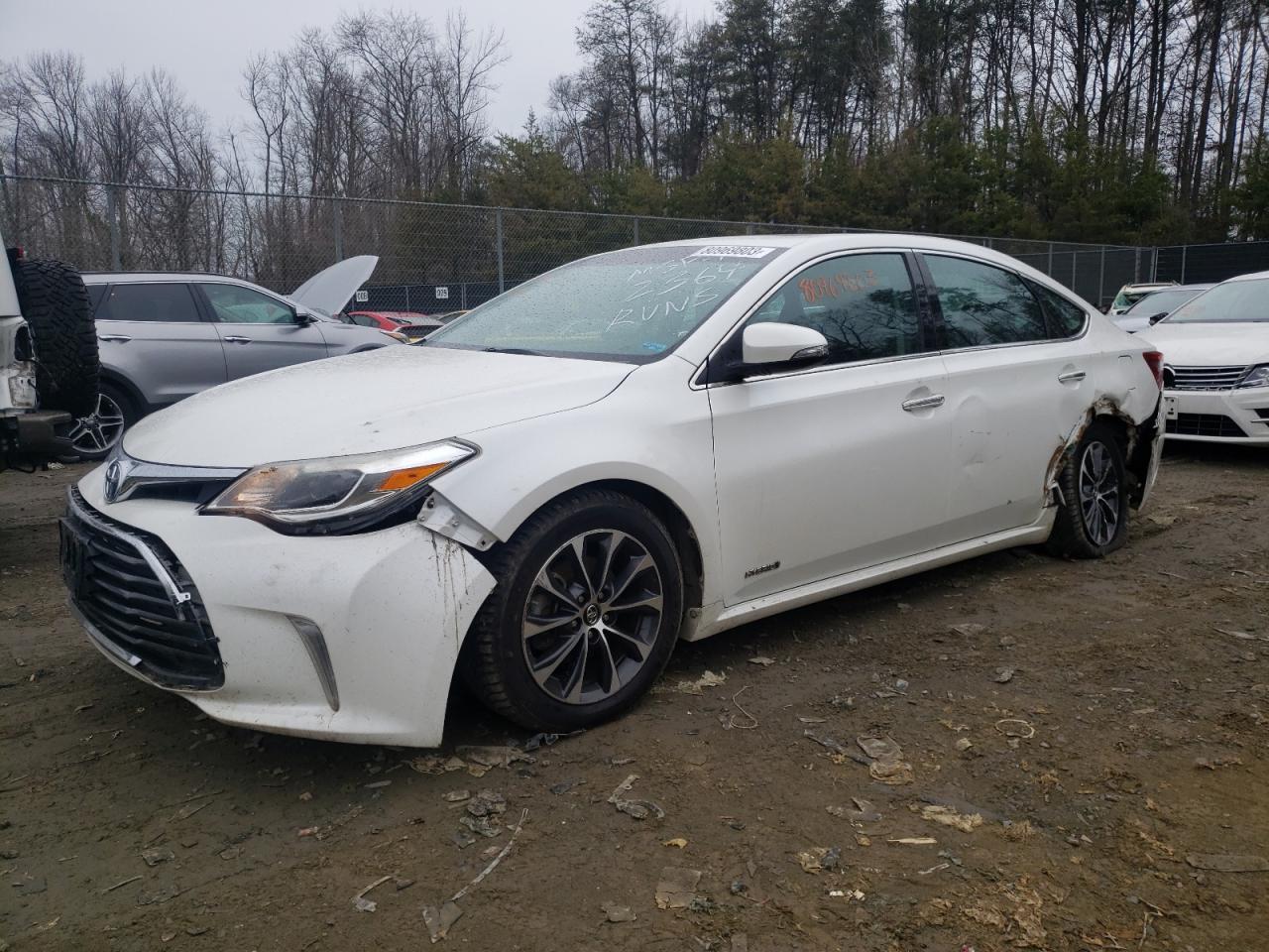 2016 TOYOTA AVALON HYB car image