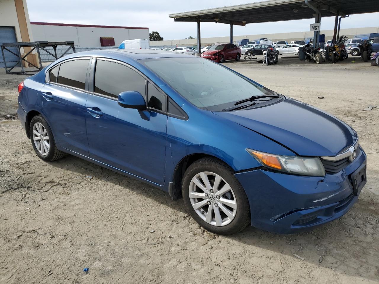 2012 HONDA CIVIC EX - Фото 4
