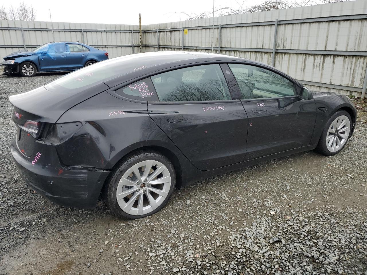 2022 TESLA MODEL 3 - Image 3