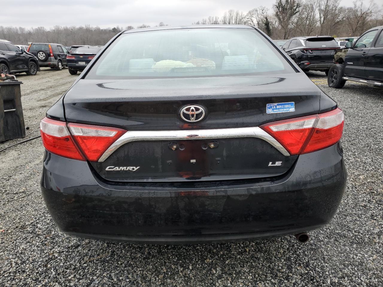 2016 TOYOTA CAMRY LE - Фото 6