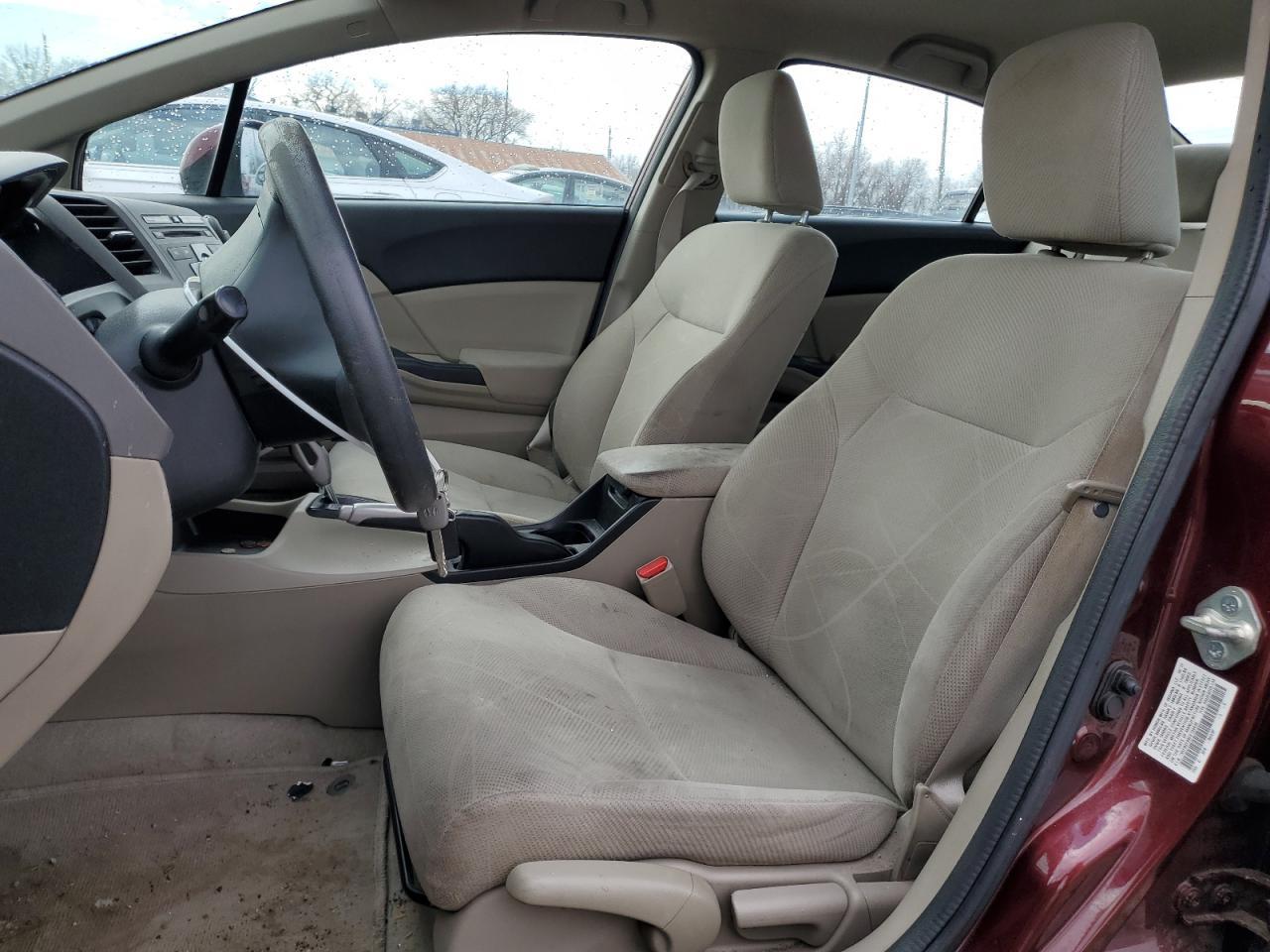 2012 HONDA CIVIC LX - Фото 7