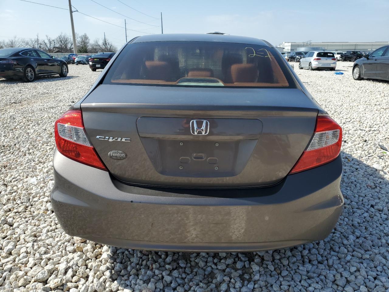 2012 HONDA CIVIC EX - Фото 6