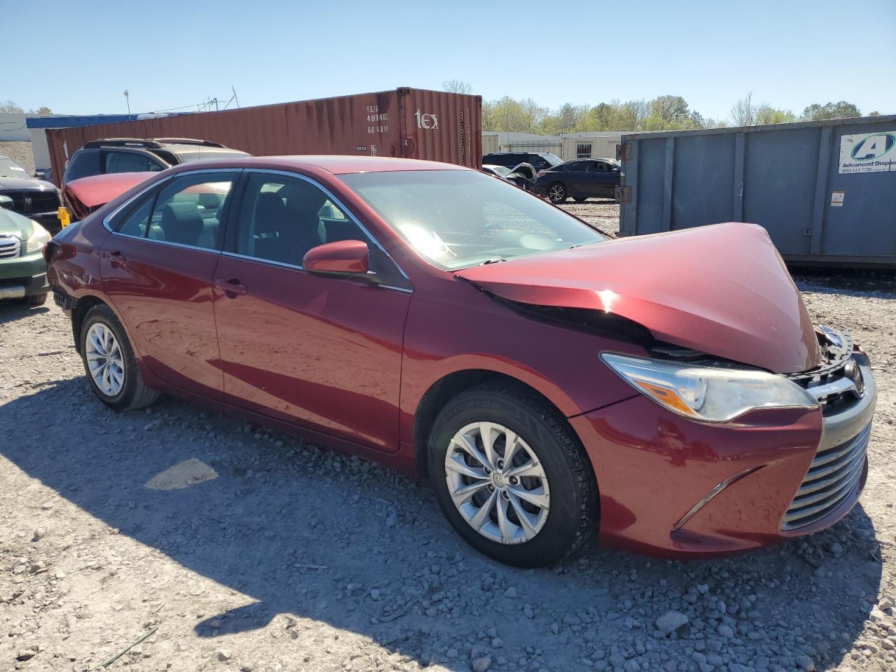 2017 TOYOTA CAMRY LE - Фото 4