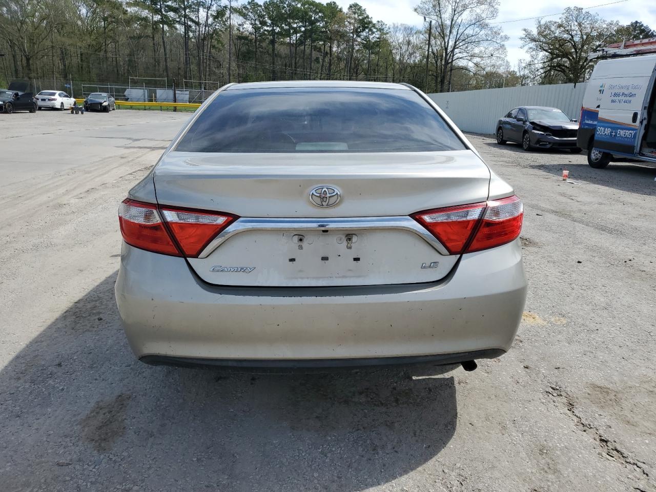 2016 TOYOTA CAMRY LE - Фото 6