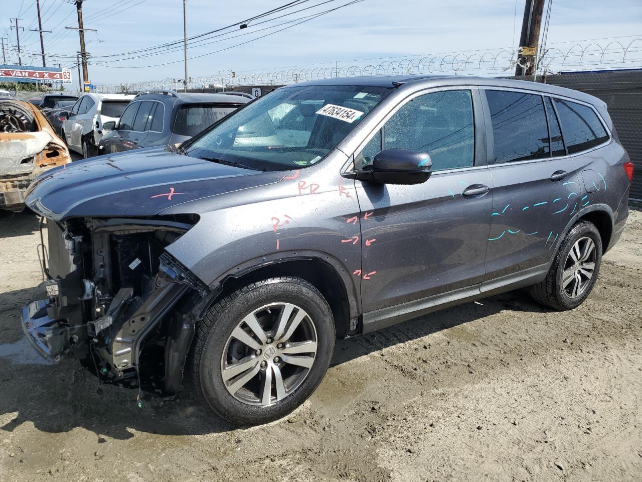 2016 HONDA PILOT EXLN