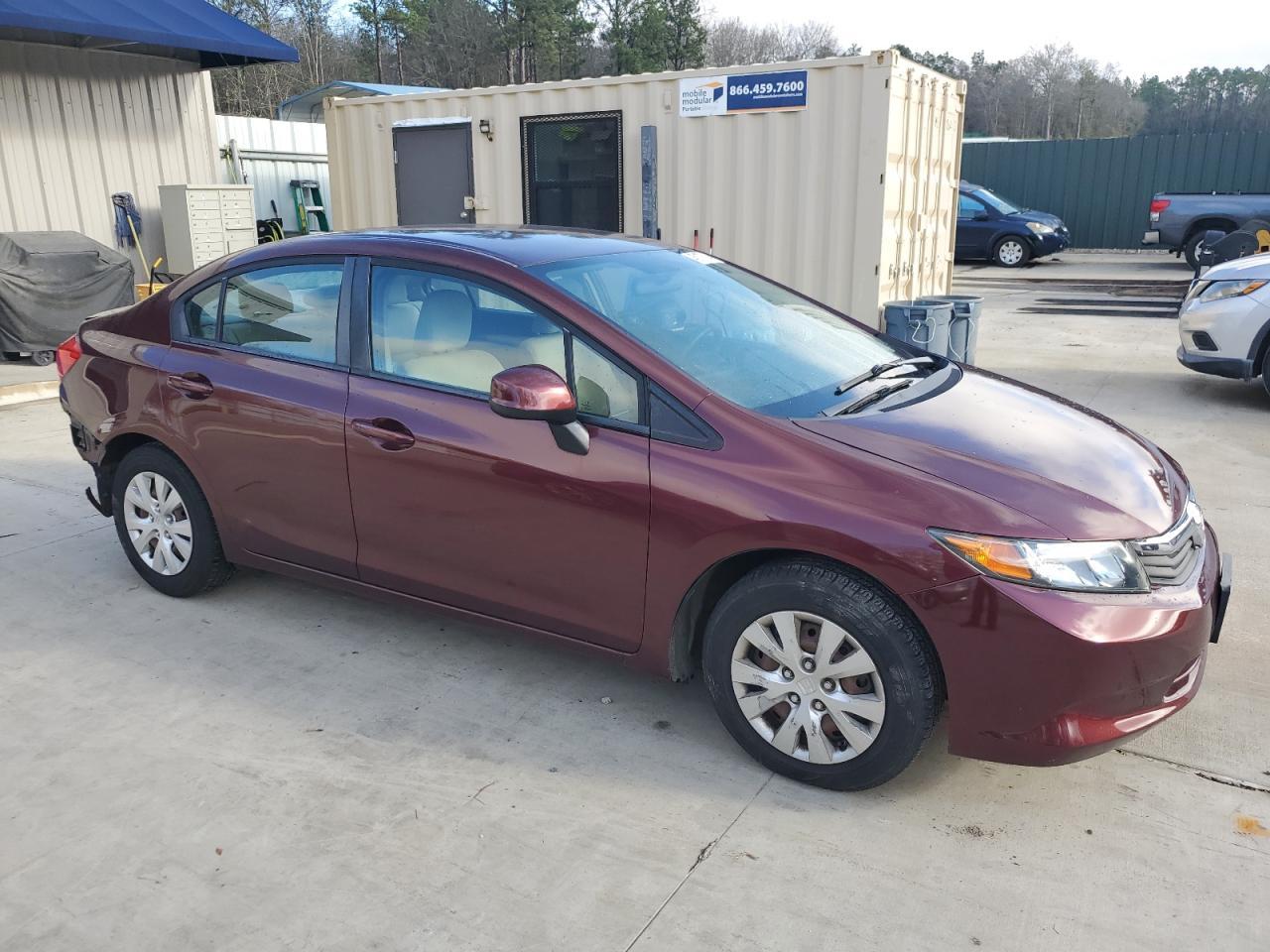 2012 HONDA CIVIC LX - Image 4