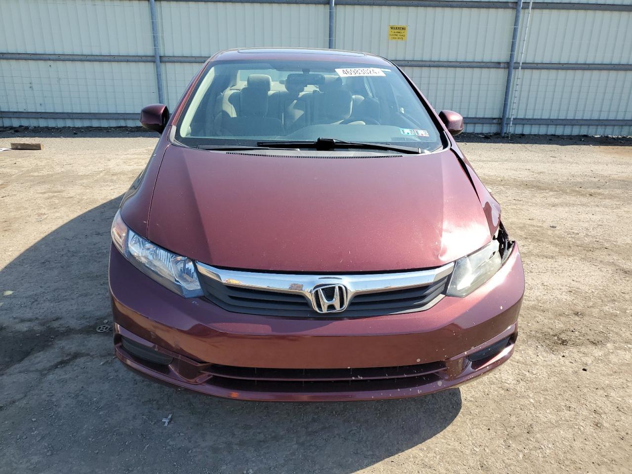 2012 HONDA CIVIC EX - Image 5