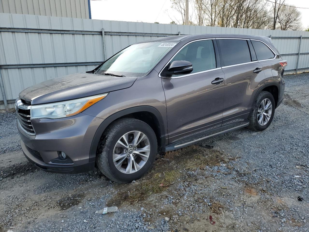 2016 TOYOTA HIGHLANDER car image