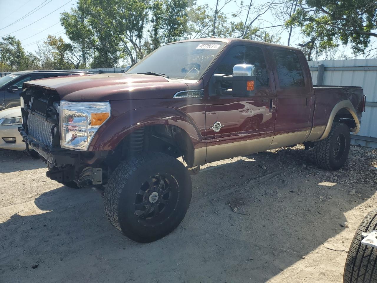 2012 FORD F250 SUPER