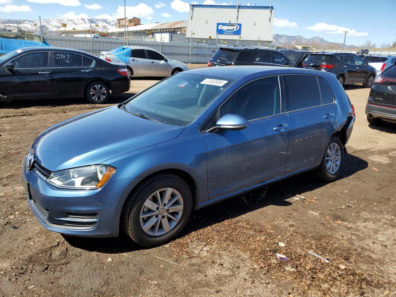 2016 VOLKSWAGEN GOLF S
