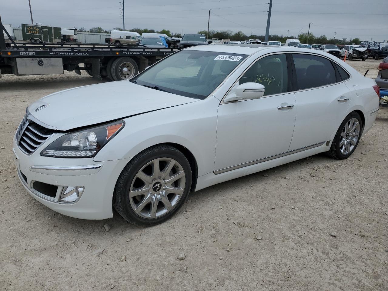 2012 HYUNDAI EQUUS SIGN car image