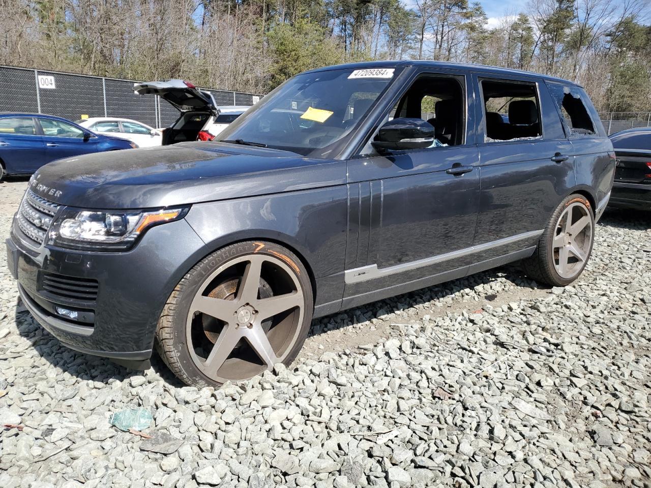 2017 LAND ROVER RANGE ROVE
