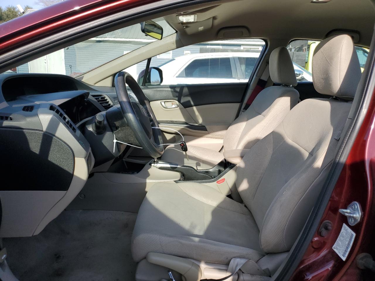 2012 HONDA CIVIC LX - Фото 7