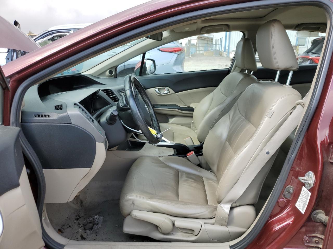 2012 HONDA CIVIC EXL - Фото 7