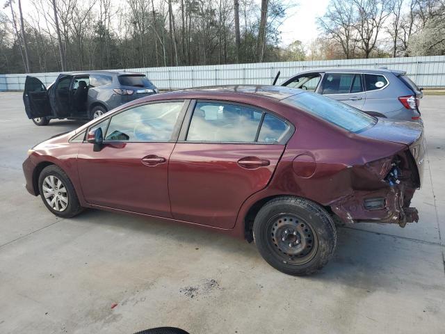 2012 Honda Civic Lx - Фото 2