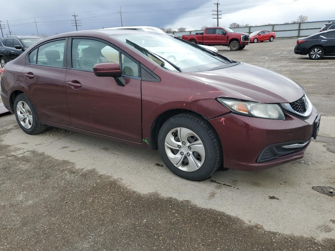 2014 HONDA CIVIC LX - Фото 4