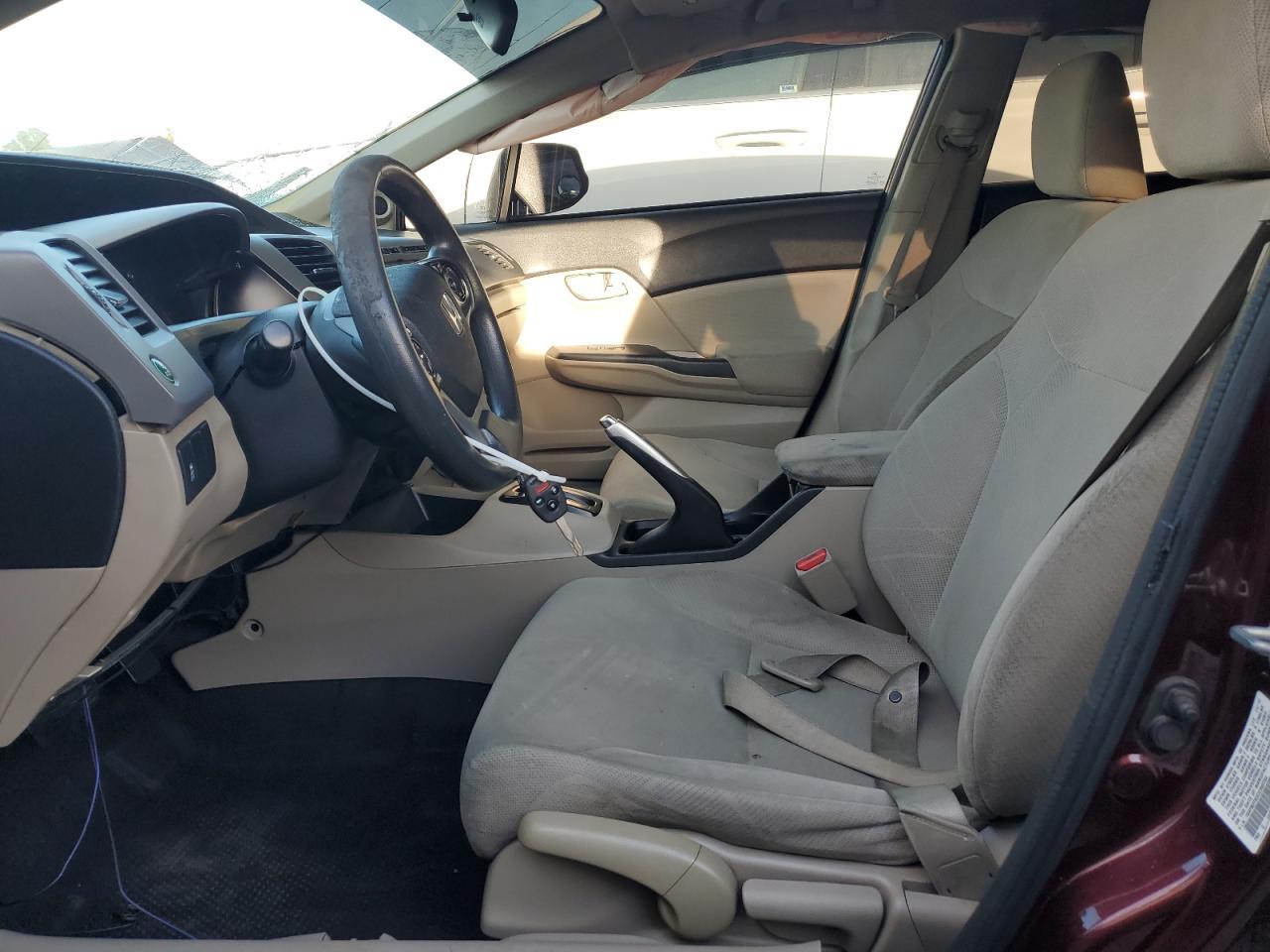 2012 HONDA CIVIC EX - Фото 7