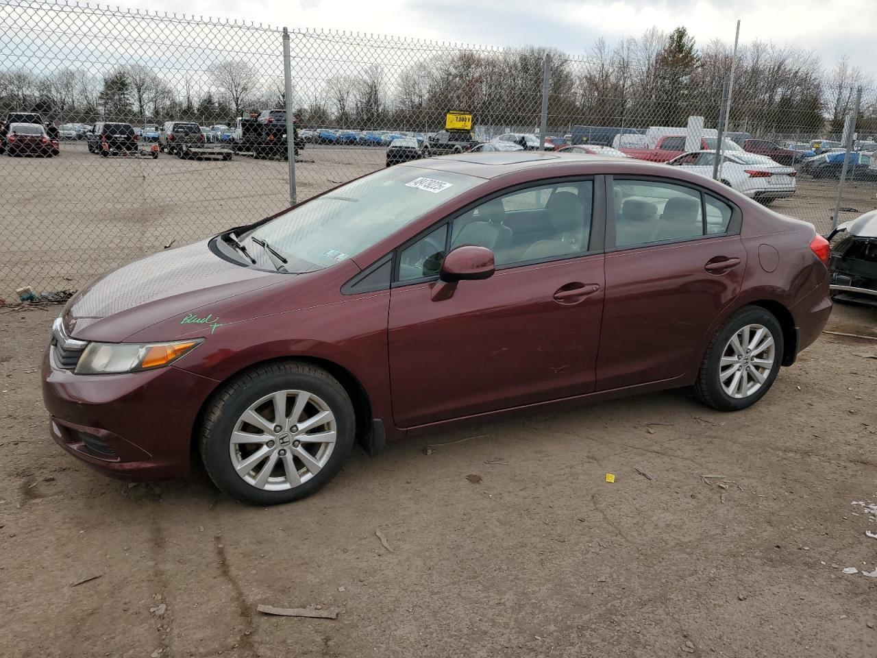 2012 HONDA CIVIC EXL