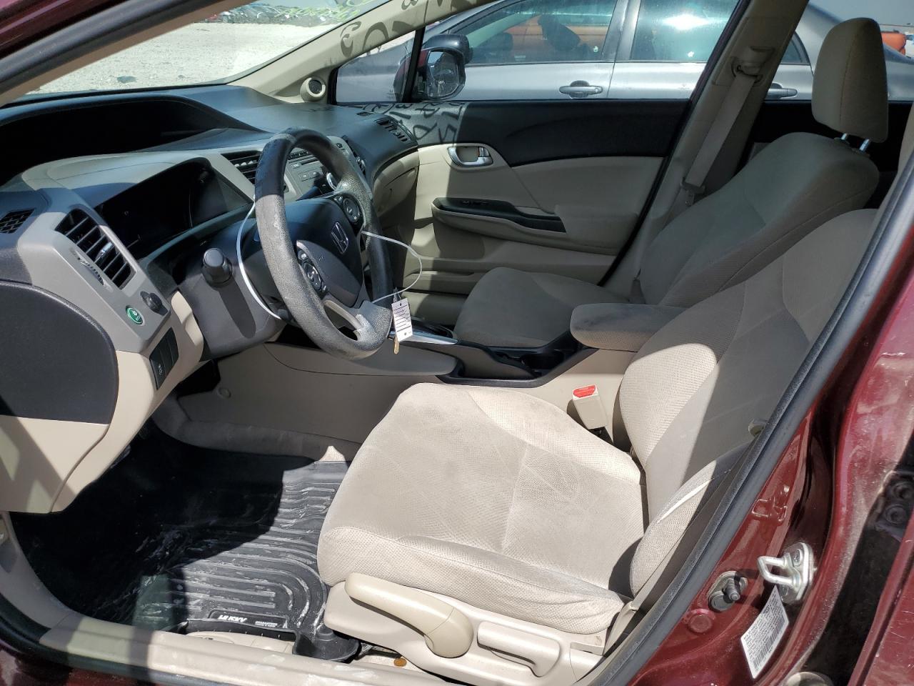 2012 HONDA CIVIC EX - Фото 7
