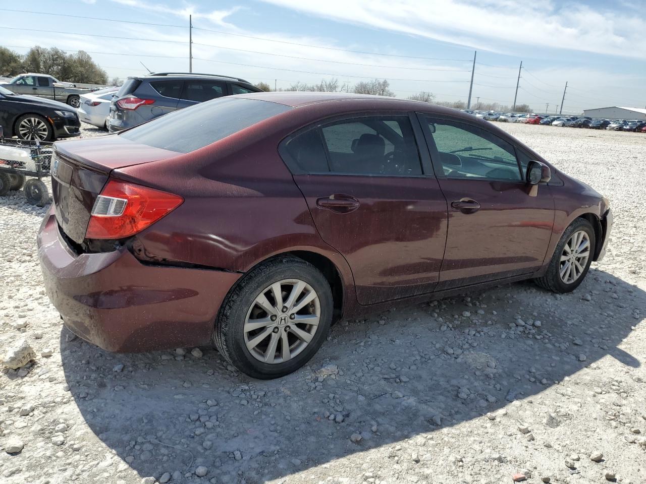 2012 HONDA CIVIC EX - Фото 3