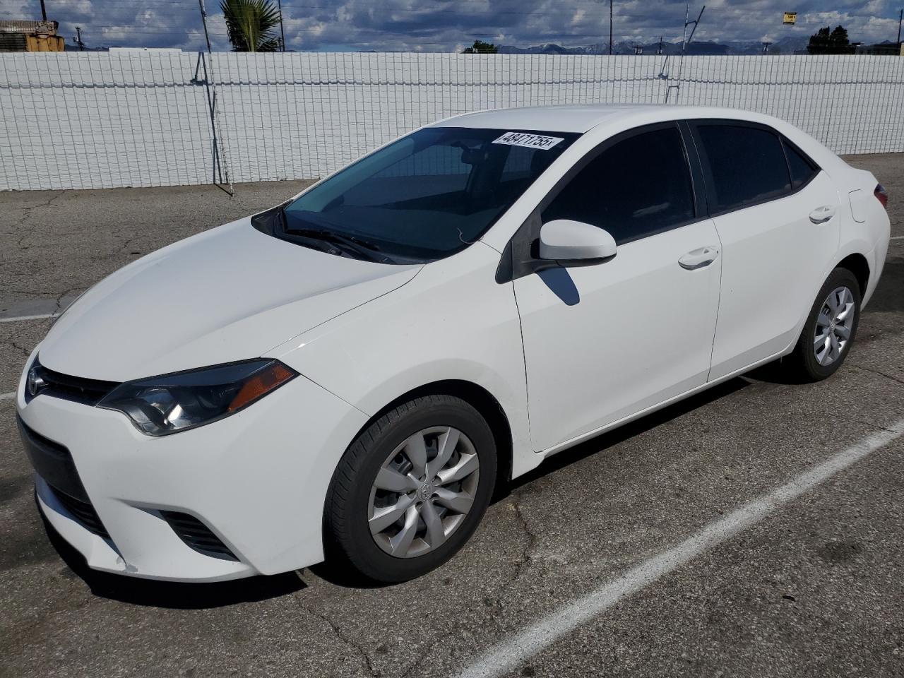 2016 TOYOTA COROLLA L