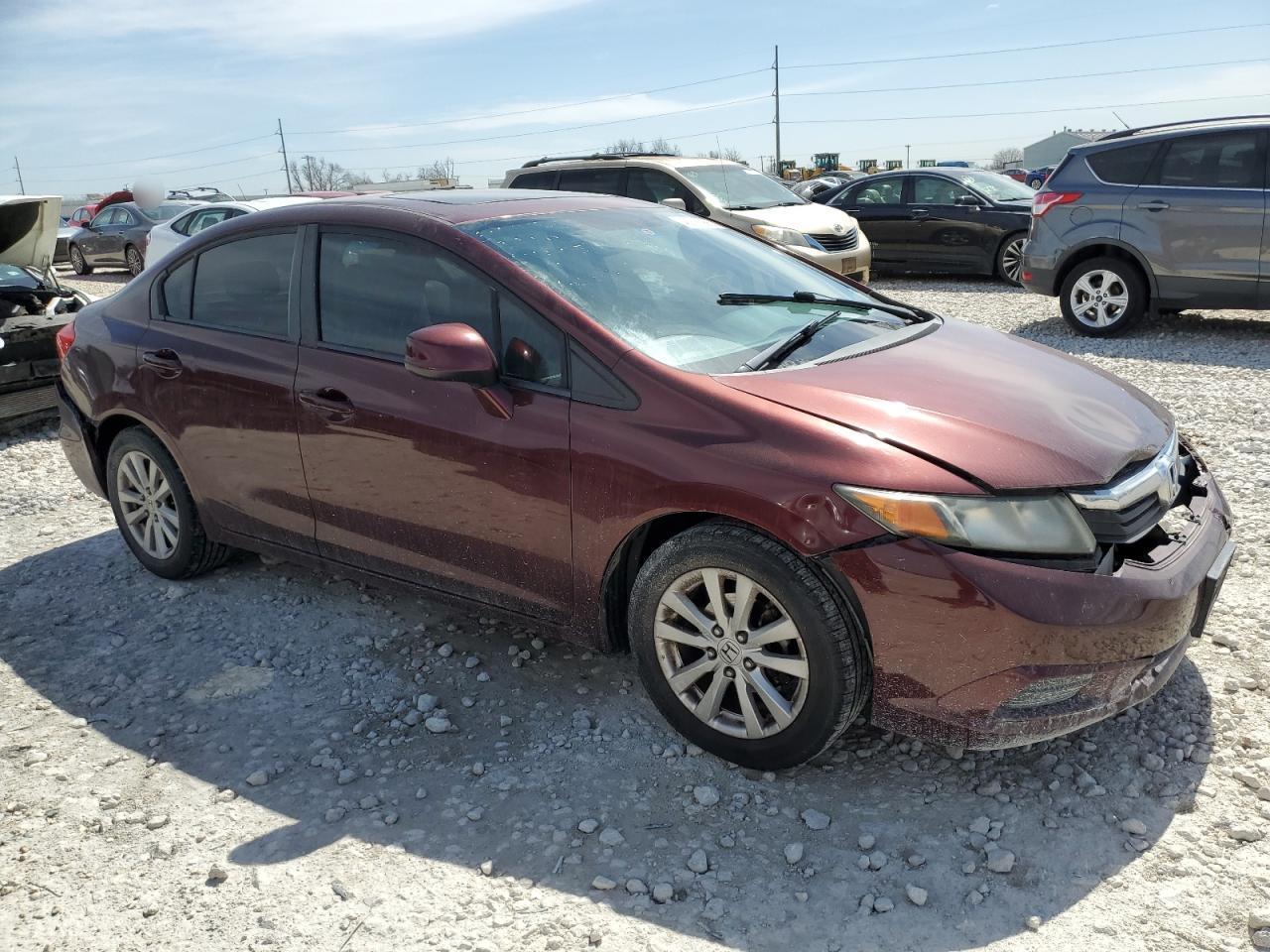2012 HONDA CIVIC EX - Фото 4