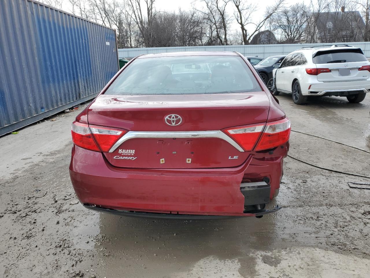 2017 TOYOTA CAMRY LE - Фото 6
