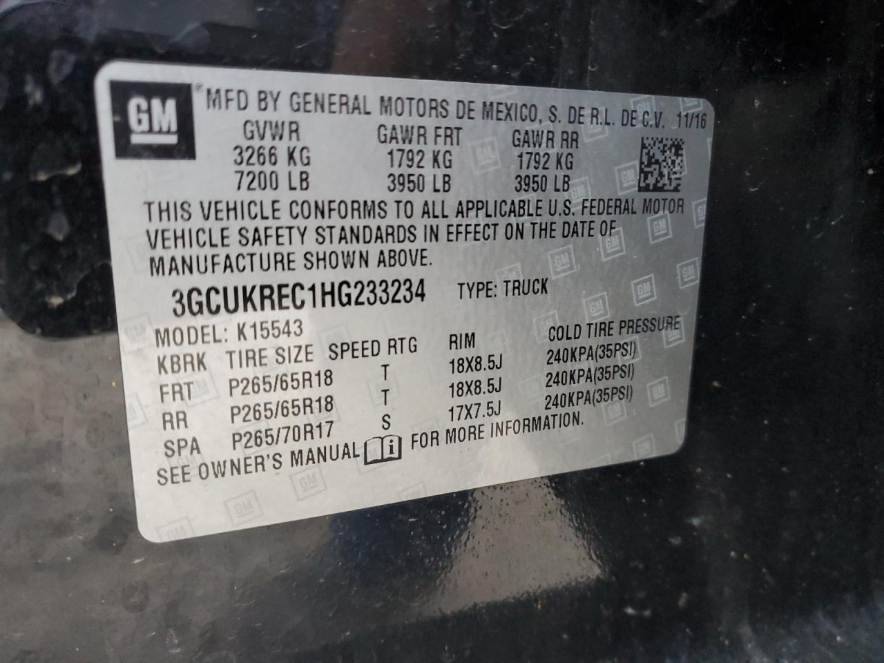 2017 CHEVROLET SILVERADO - Image 5
