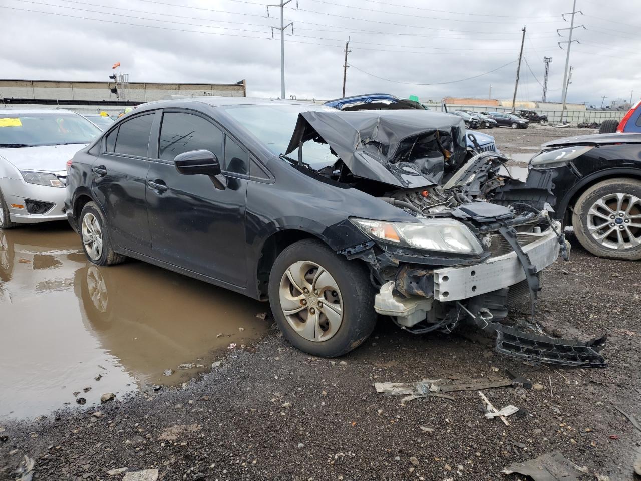 2015 HONDA CIVIC LX - Фото 4
