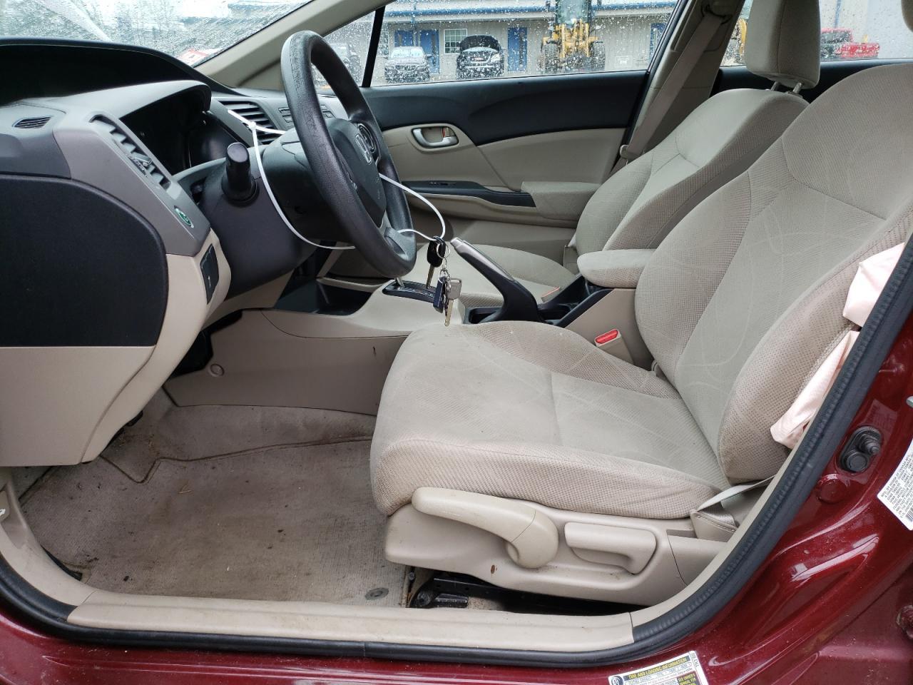 2012 HONDA CIVIC LX - Фото 7