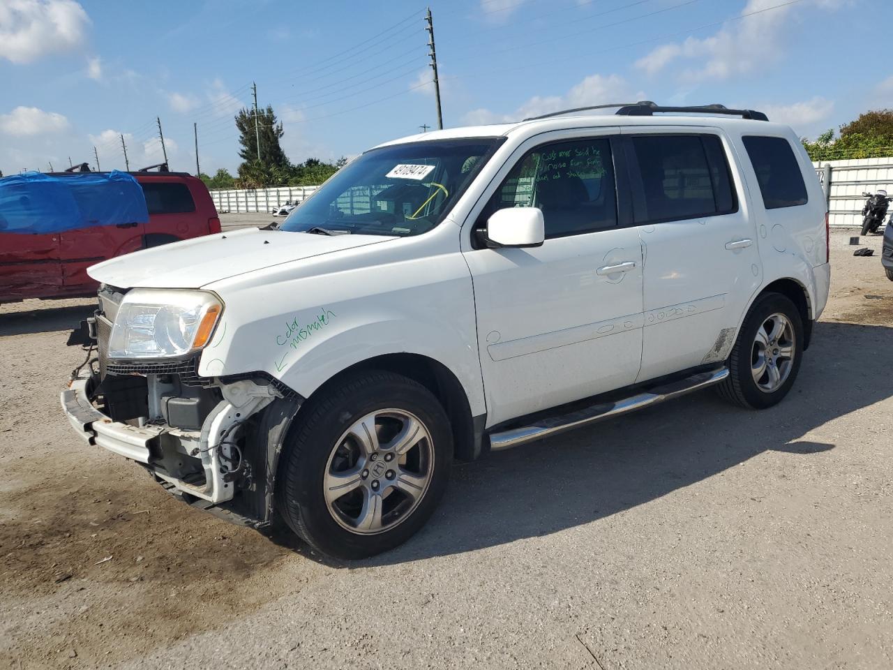 2012 HONDA PILOT EXL