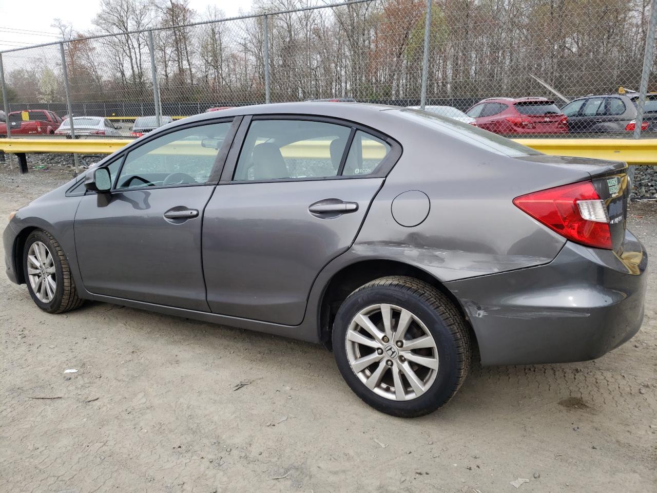 2012 HONDA CIVIC EX - Фото 2