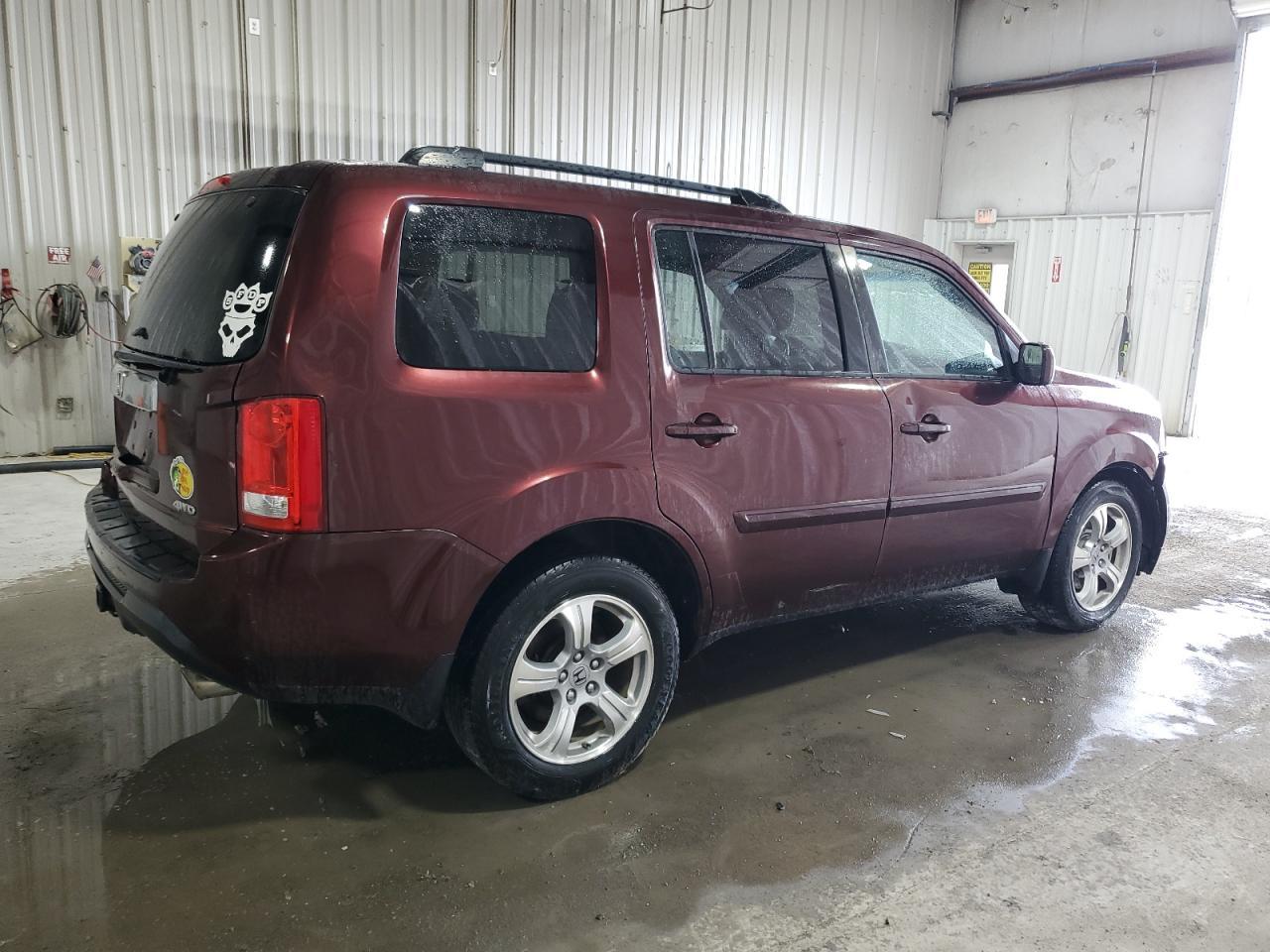 2012 HONDA PILOT EXL - Фото 3