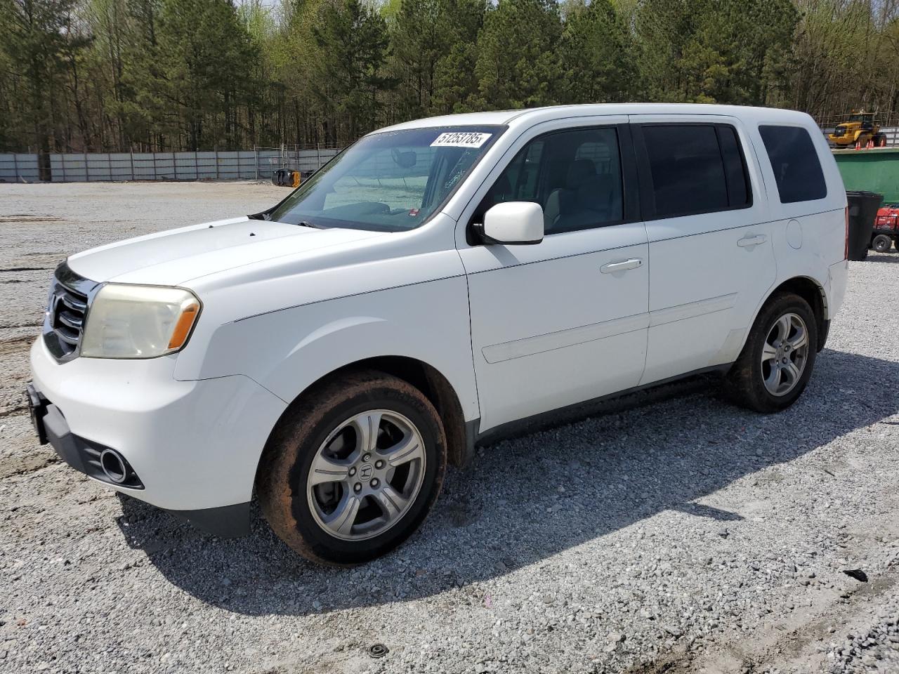2013 HONDA PILOT EXLN