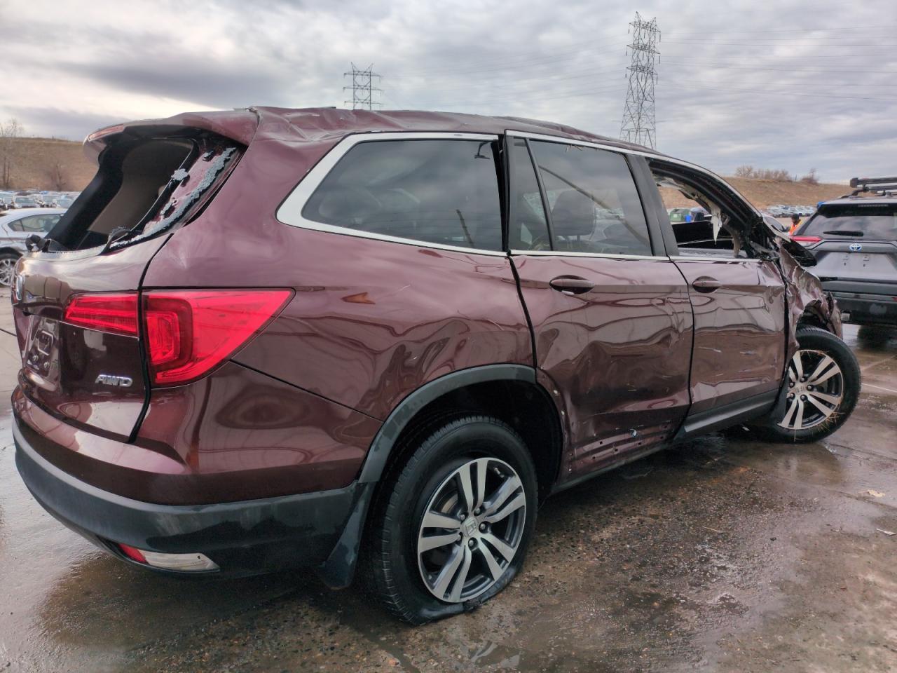 2016 HONDA PILOT EXL - Фото 3