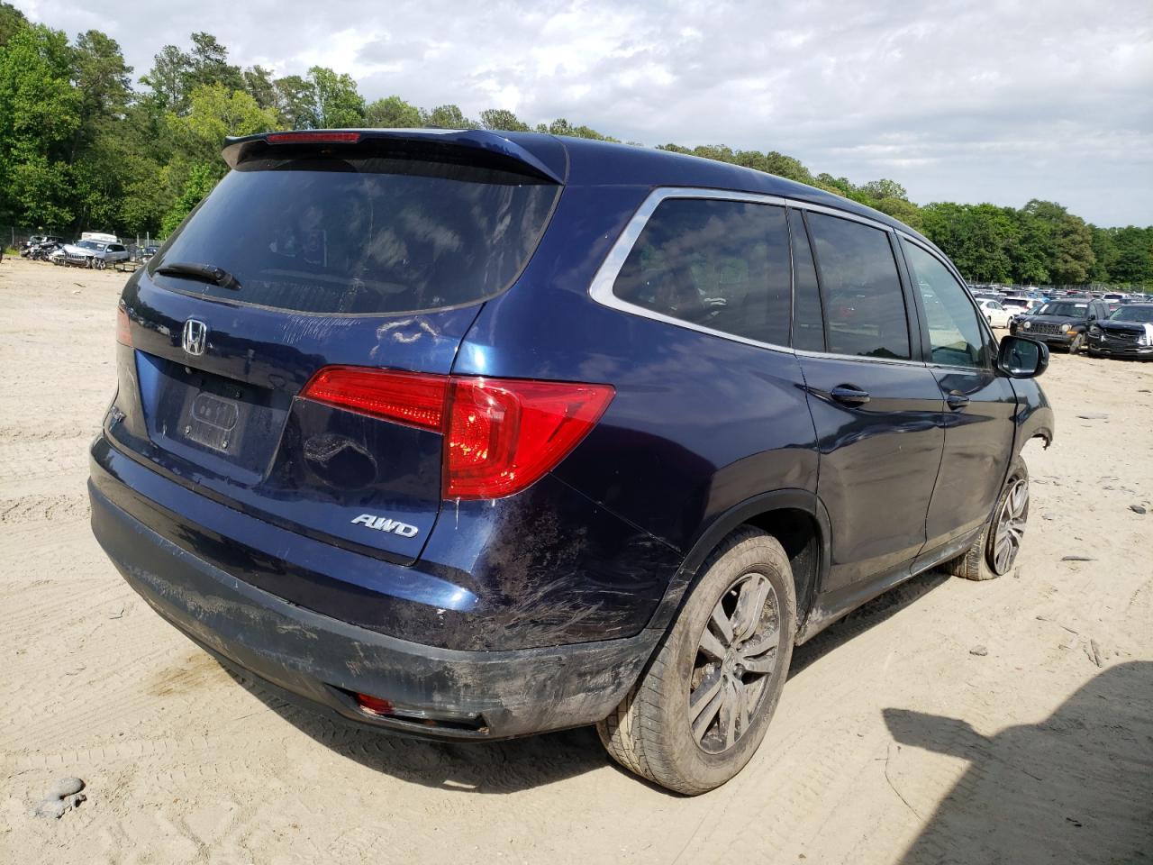 2016 HONDA PILOT EXLN - Фото 3