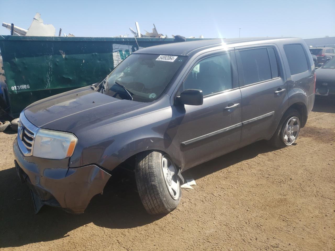 2014 HONDA PILOT LX car image