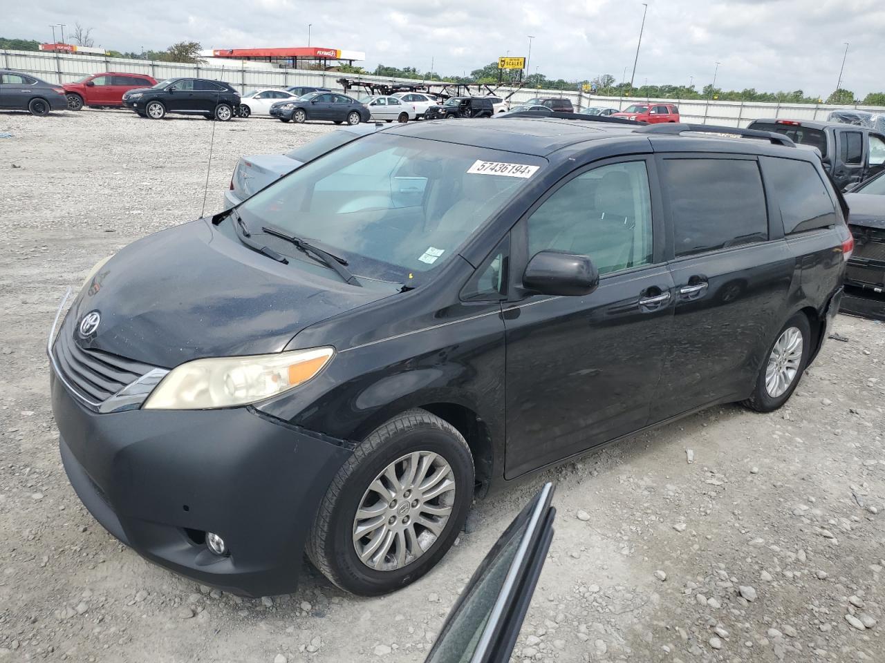 2012 TOYOTA SIENNA XLE car image