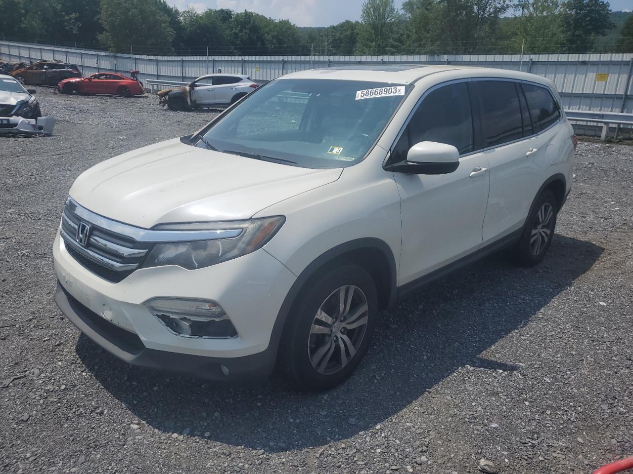 2016 HONDA PILOT EXL car image