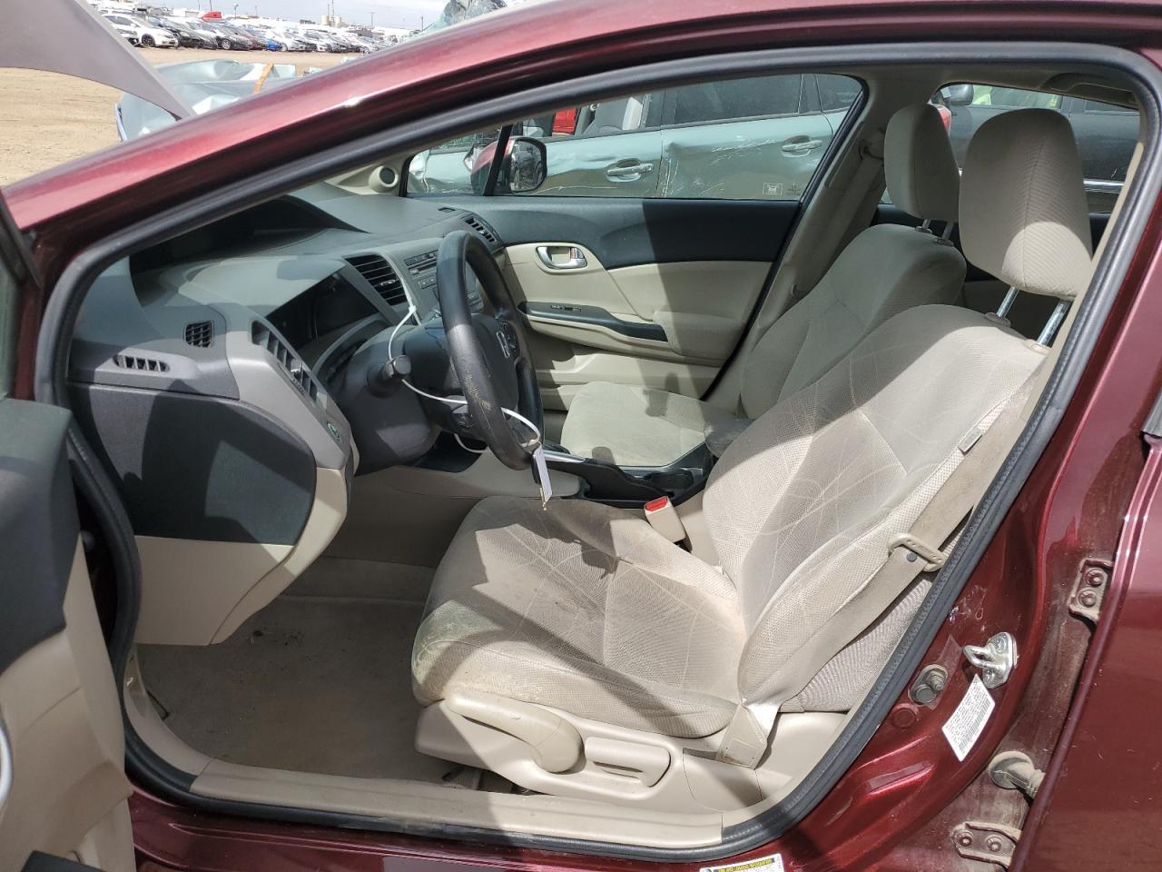 2012 HONDA CIVIC EX - Image 7