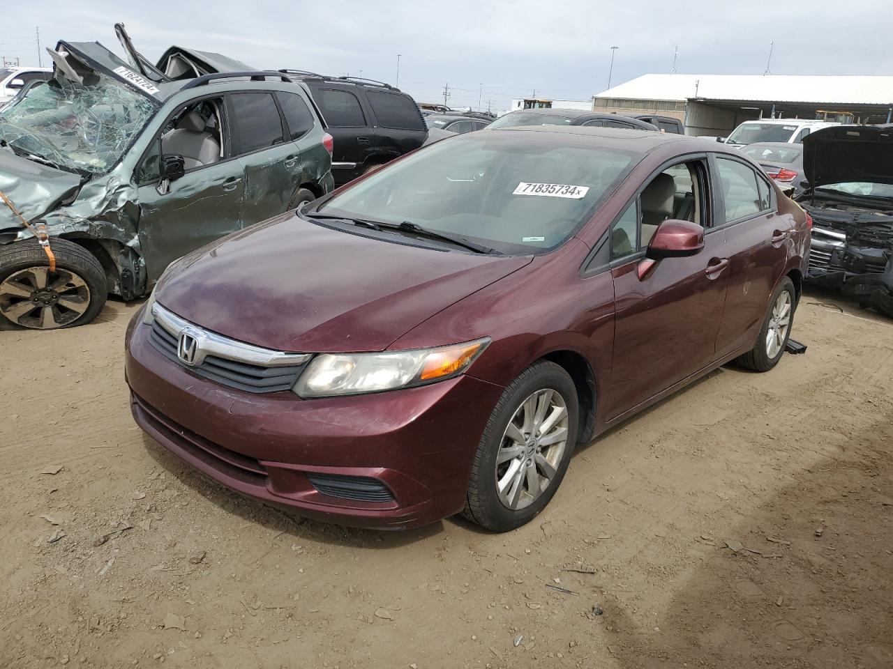 2012 HONDA CIVIC EX